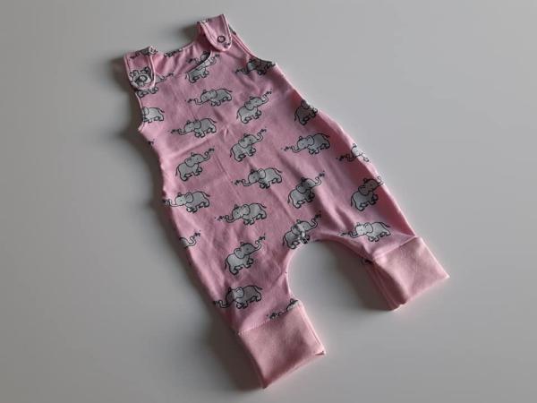 Strampler Elefanten Rosa 3